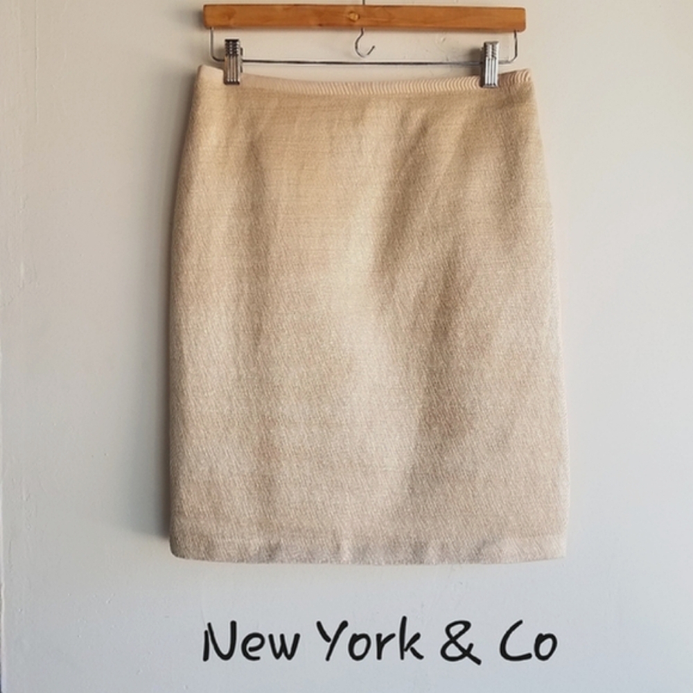 New York & Company Textured Pencil Skirt